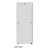 Intellinet 19 inch Network Cabinet - Free Standing (Basic), 42U, 600x1000mm (width x depth), Grey, Flatpack, Max 600kg, Single-Point Door Lock, One Lock Per Side Panel, Usable Depth 123 to 773mm, Rack, IP20 rated, Steel