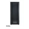 Intellinet 19 inch Network Cabinet - Free Standing (Premium), 32U, 600x800mm (width x depth), Grey, Flatpack, Max 2000kg, Multi-Point Door Lock, Split Side Panels (Two Locks Per Side), Usable Depth 129 to 629mm, IP20 rated, Rack, Aluminium