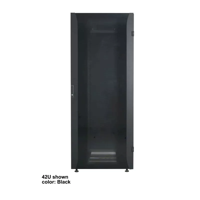 Intellinet 19 inch Network Cabinet - Free Standing (Premium), 32U, 600x800mm (width x depth), Grey, Flatpack, Max 2000kg, Multi-Point Door Lock, Split Side Panels (Two Locks Per Side), Usable Depth 129 to 629mm, IP20 rated, Rack, Aluminium