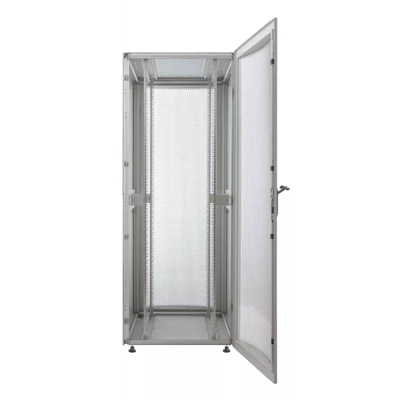 Intellinet 19 inch Server Cabinet - Free Standing (Premium), 26U, 600x1000mm (width x depth), Grey, Assembled, Max 2000kg, Multi-Point Door Lock, Split Side Panels (Two Locks Per Side), Usable Depth 129 to 829mm, IP20 rated, Rack, Aluminium