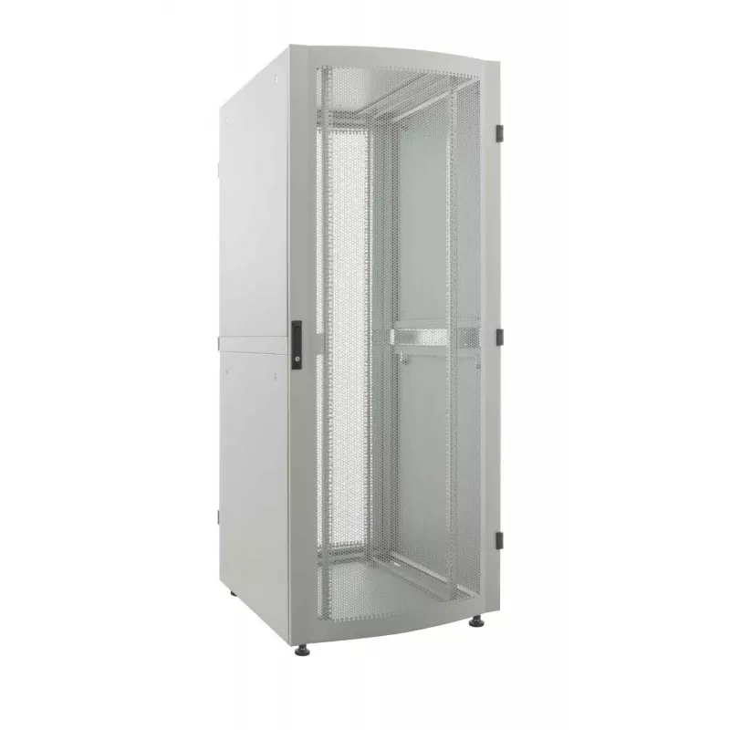 Intellinet 19 inch Server Cabinet - Free Standing (Premium), 26U, 600x1000mm (width x depth), Grey, Assembled, Max 2000kg, Multi-Point Door Lock, Split Side Panels (Two Locks Per Side), Usable Depth 129 to 829mm, IP20 rated, Rack, Aluminium