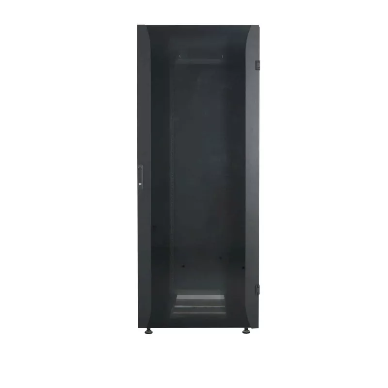 Intellinet 19 inch Network Cabinet - Free Standing (Premium), 22U, 600x800mm (width x depth), Grey, Assembled, Max 2000kg, Multi-Point Door Lock, Split Side Panels (Two Locks Per Side), Usable Depth 129 to 629mm, IP20 rated, Rack, Aluminium