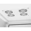 Intellinet Industrial IP55 19 inch Network Cabinet with Integrated Fans, 42U 800 mm (31.5 in.) Depth, Roof-mounted Four-fan Ventilation Unit, Dust-ingress and Water-jet Protection, Floor-standing, Assembled, Light Gray RAL7035