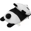 Wallet LAUT MAGMOJI — MagSafe-compatible wallet with Panda design, ABS/plush/fabric/metal/nylon, black & white