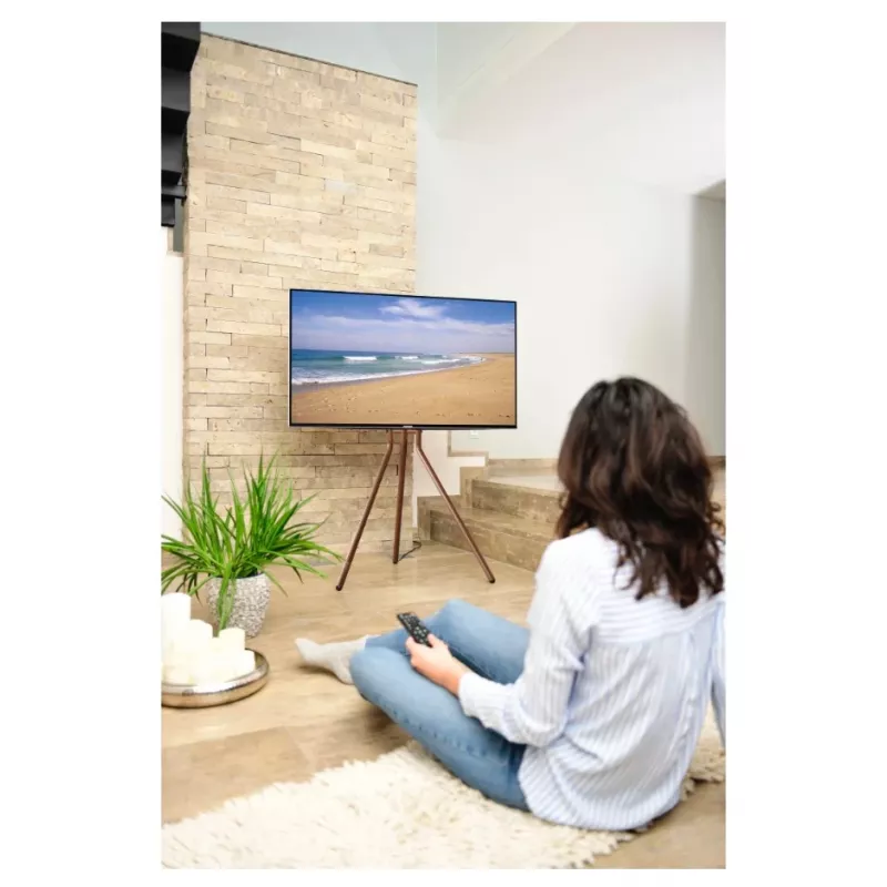 Hama Easel Design 190.5 cm (75 inch) Black, Walnut