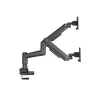 Equip 17 inch-35 inch Heavy-Duty Dual Monitor Desk Mount Bracket, Black