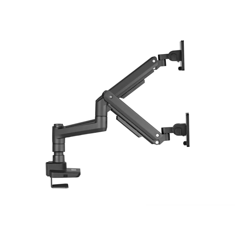 Equip 17 inch-35 inch Heavy-Duty Dual Monitor Desk Mount Bracket, Black