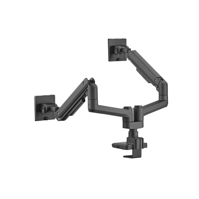 Equip 17 inch-35 inch Heavy-Duty Dual Monitor Desk Mount Bracket, Black