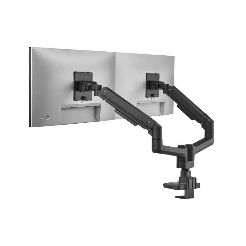 Equip 17 inch-35 inch Heavy-Duty Dual Monitor Desk Mount Bracket, Black