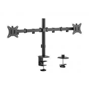 Equip 17 inch-32 inch Articulating Dual Monitor Desk Mount Bracket