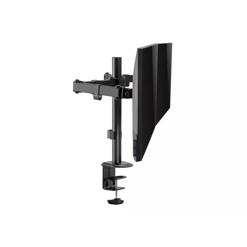 Equip 17 inch-32 inch Articulating Dual Monitor Desk Mount Bracket