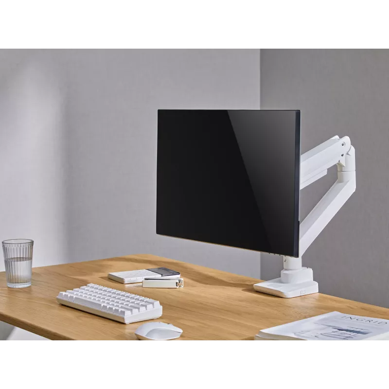 Equip 17 inch-49 inch Heavy-Duty Monitor Desk Mount Bracket, White