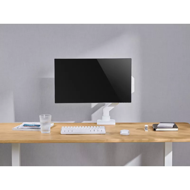 Equip 17 inch-49 inch Heavy-Duty Monitor Desk Mount Bracket, White