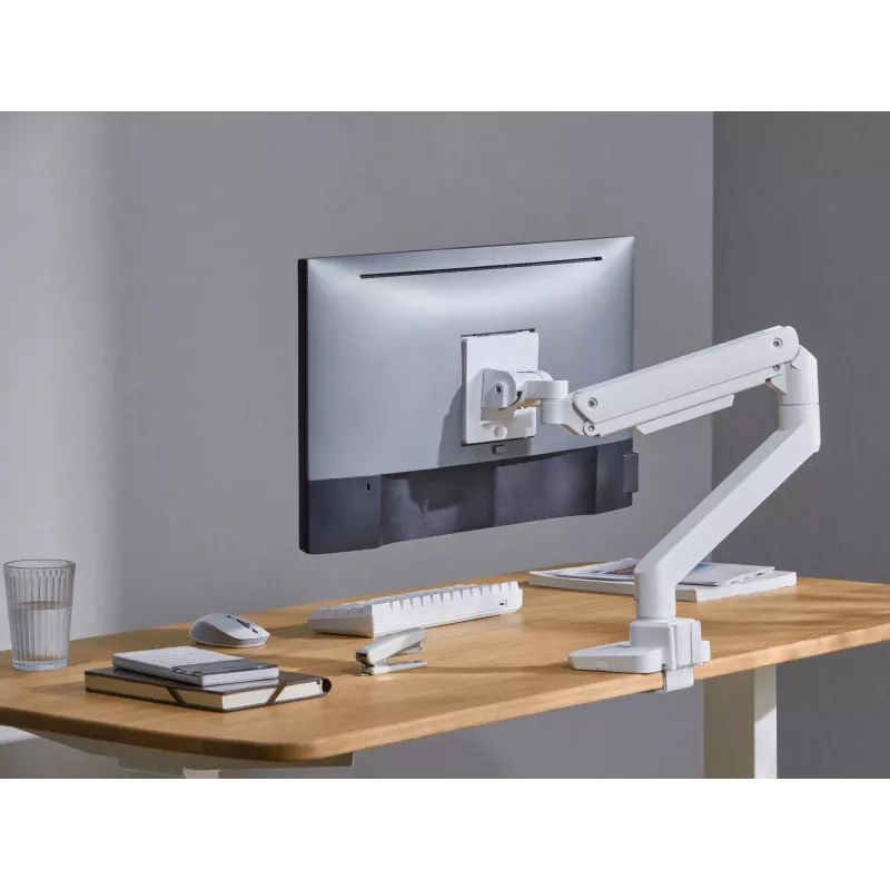 Equip 17 inch-49 inch Heavy-Duty Monitor Desk Mount Bracket, White