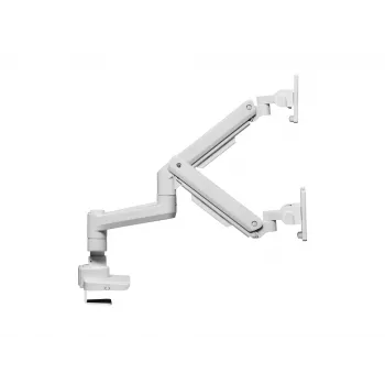 Equip 17 inch-35 inch Heavy-Duty Dual Monitor Desk Mount Bracket, White