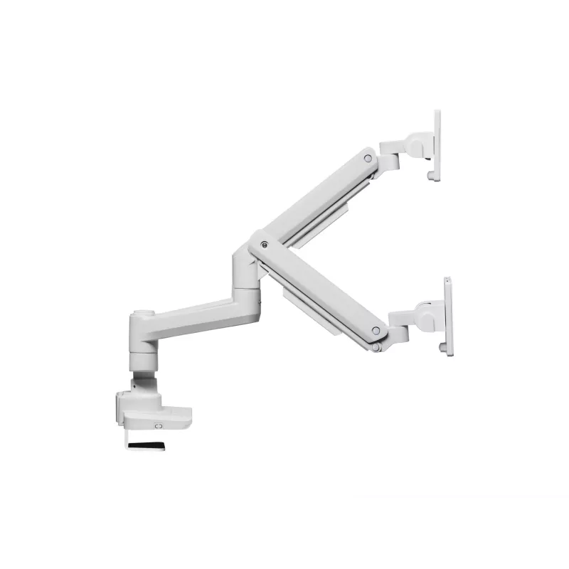 Equip 17 inch-35 inch Heavy-Duty Dual Monitor Desk Mount Bracket, White