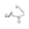 Equip 17 inch-35 inch Heavy-Duty Dual Monitor Desk Mount Bracket, White
