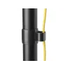 EQUIP 650170 Single Monitor Wall-Mounted Workstation 17 inch-32 inch Height Adjustable Gas Spring Arm, VESA 100x100, 8kg, Black
