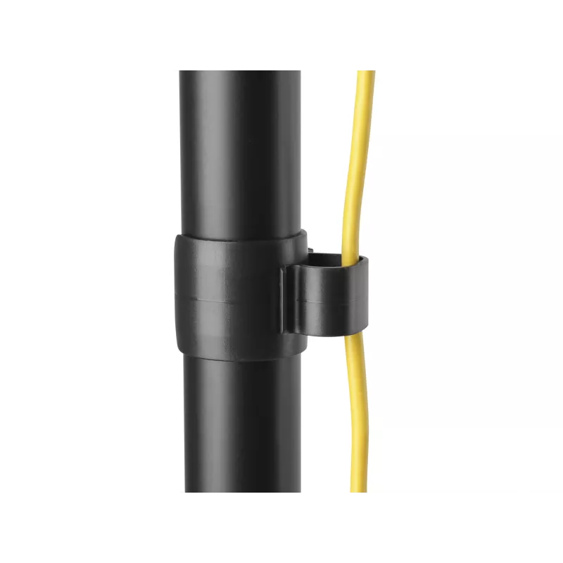 EQUIP 650170 Single Monitor Wall-Mounted Workstation 17 inch-32 inch Height Adjustable Gas Spring Arm, VESA 100x100, 8kg, Black