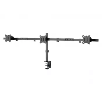 Equip 17 inch-32 inch Articulating Triple Monitor Desk Mount Bracket Clamp/Grommet 21 kg