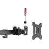 Equip 17 inch-32 inch Articulating Triple Monitor Desk Mount Bracket Clamp/Grommet 21 kg