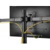 Equip 17 inch-32 inch Articulating Triple Monitor Desk Mount Bracket Clamp/Grommet 21 kg