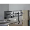 Equip 17 inch-32 inch Articulating Triple Monitor Desk Mount Bracket Clamp/Grommet 21 kg