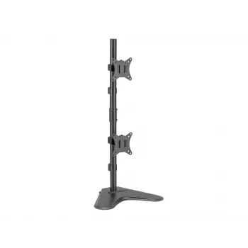 Equip 17 inch-32 inch Dual Vertical Monitor Tabletop Stand