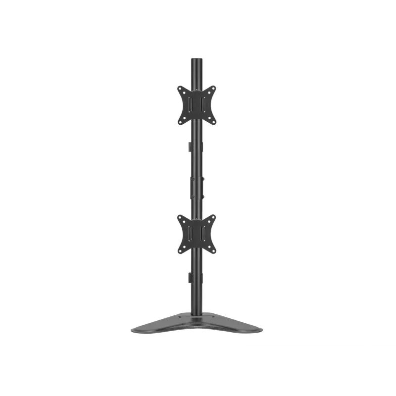 Equip 17 inch-32 inch Dual Vertical Monitor Tabletop Stand