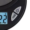 Electronic kitchen scale Xavax Jewel Black Oval — max 0.5 kg, accuracy 0.1 g, CR2032 battery, 130×100×15 mm