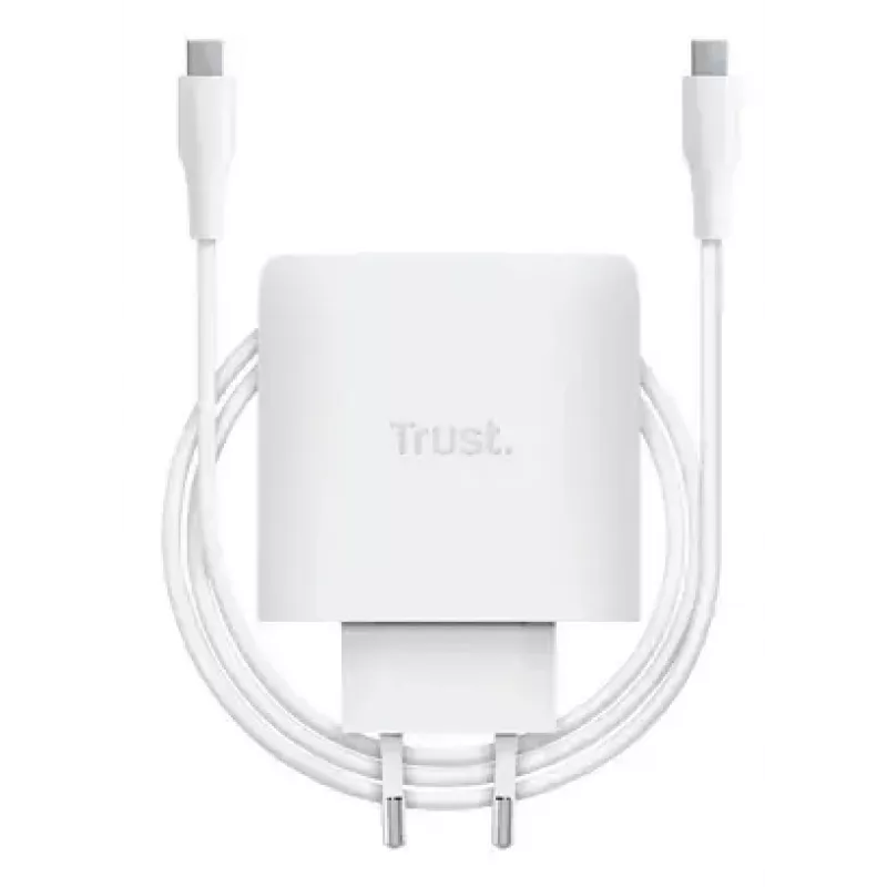 Charger Trust Maxo 65W USB-C GaN Charger Indoor AC Laptop Smartphone Tablet