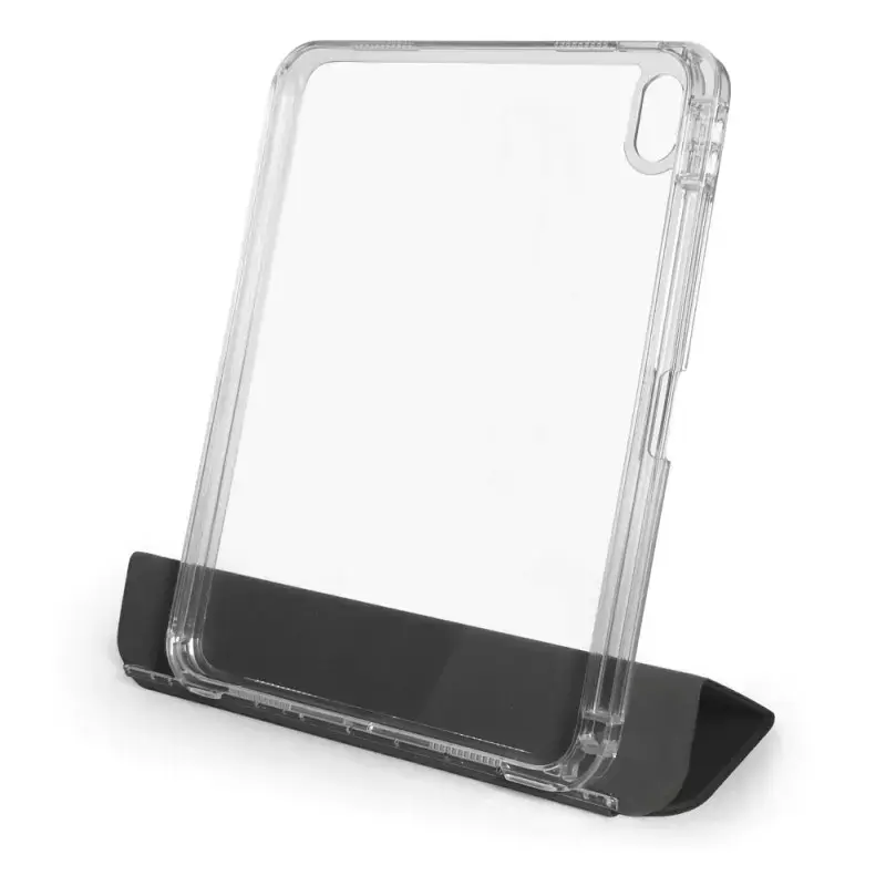 Flip case Port Designs Noumea II Slimclear Eco for iPad Air 11 inch (27.9 cm) — PET, 3 stand modes, Black/Transparent