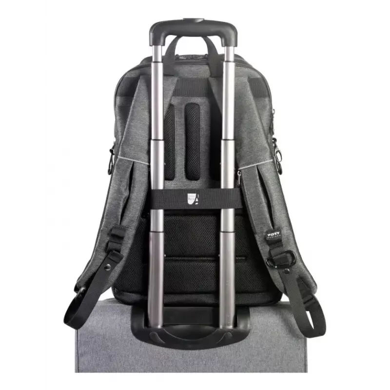 Backpack Port Designs Montreal for 40.6 cm (16 inch) laptops — Polyester, Black/Grey