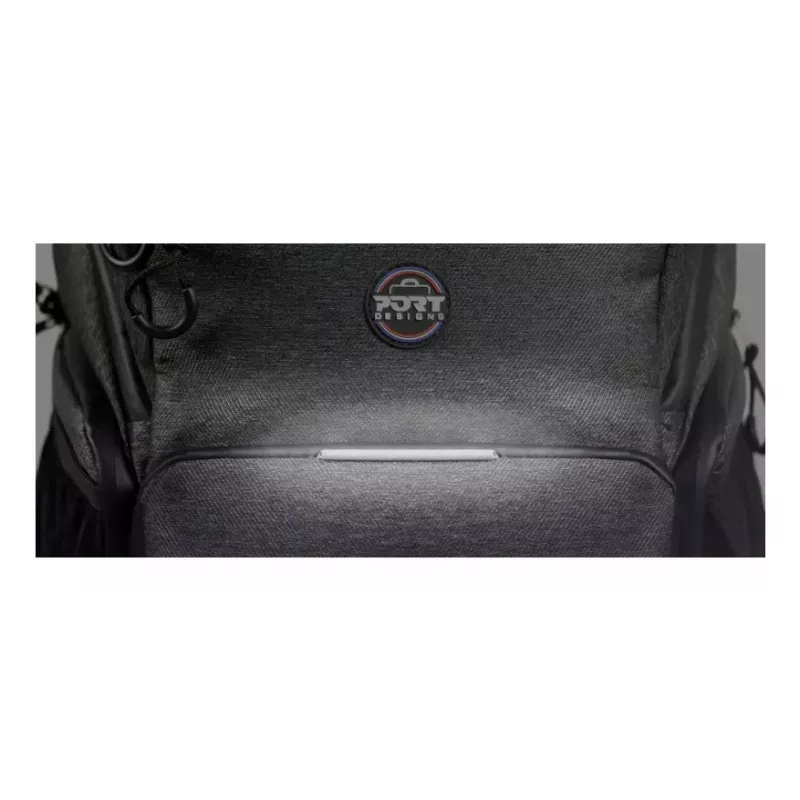 Backpack Port Designs Montreal for 40.6 cm (16 inch) laptops — Polyester, Black/Grey