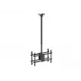 Ceiling mount dual back-to-back for 43 inch–86 inch screens EQUIP, tilt -20–5°, swivel ±180°, VESA 200x200–600x400, max load 100 kg, black