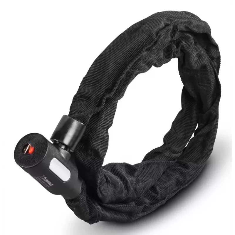 Hama 00178138 bike lock Black 1200 mm Chain lock