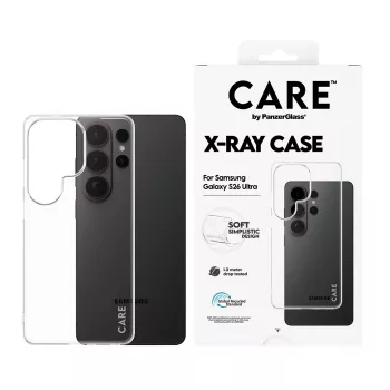 Protective CARE X-Ray case by PanzerGlass for Samsung Galaxy S26 Ultra (CR28792) – transparent protective phone case