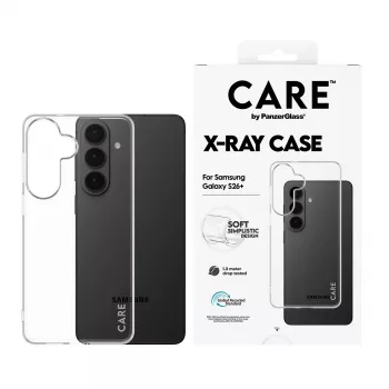 Protective PanzerGlass CARE X-Ray Case for Samsung Galaxy S26+ (CR41489) — clear protective phone case