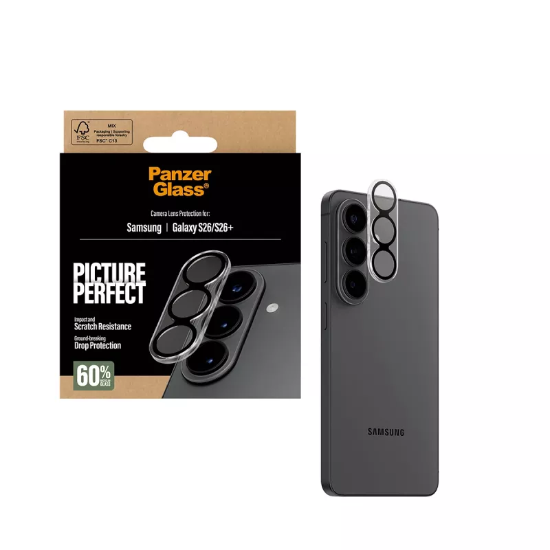 Screen protector PanzerGlass PicturePerfect camera protection for Samsung Galaxy S26 / S26+ (PG94088)