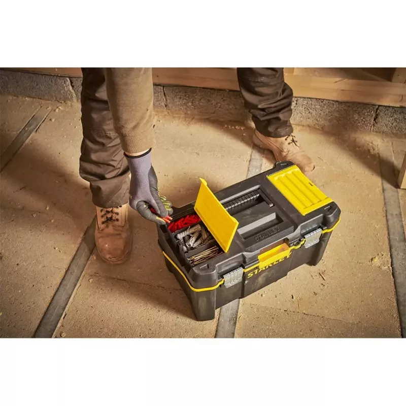 Hard shell case Stanley STST83397-1 Plastic 22 kg Black Yellow