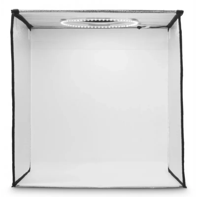 Mini photo studio HAMA foldable box with LED ring light 50×50 cm, model 00004664