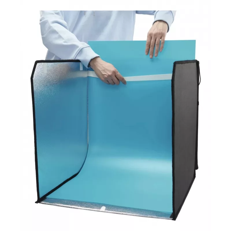 Mini photo studio HAMA foldable box with LED ring light 50×50 cm, model 00004664