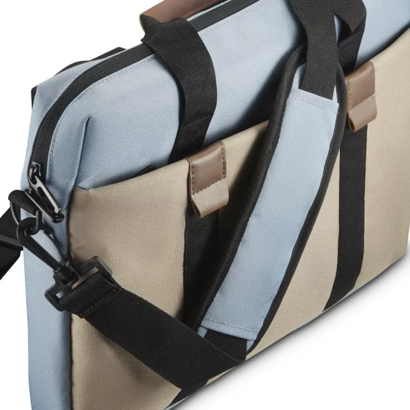 Hama Silvan 35.8 cm (14.1 inch) Toploader bag Beige, Blue