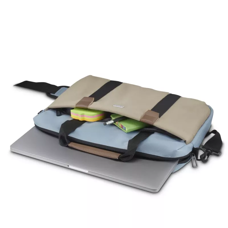 Hama Silvan 35.8 cm (14.1 inch) Toploader bag Beige, Blue