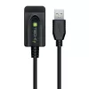 Techly IUSB-REP220TY3 USB cable USB 2.0 20 m USB A Black