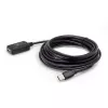 Techly IUSB-REP220TY3 USB cable USB 2.0 20 m USB A Black