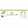 Techly IUSB-REP220TY3 USB cable USB 2.0 20 m USB A Black