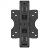 Manhattan Wall Mount for TV & Monitors (Full Motion), For screens 13 inch to 27 inch, VESA compatibility: 75x75mm and 100x100mm - check the dimensions of the four mounting holes on back of screen to ensure it fits, Max 20kg, Black, Bracket