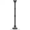 Manhattan Wall Mount for TV & Monitors (Full Motion), For screens 13 inch to 27 inch, VESA compatibility: 75x75mm and 100x100mm - check the dimensions of the four mounting holes on back of screen to ensure it fits, Max 20kg, Black, Bracket