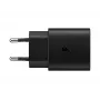 Wall charger Samsung EP-TA800XBEGEU 25W USB-C fast charging, compact AC adapter